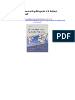 International Accounting Doupnik 3rd Edition Solutions Manual