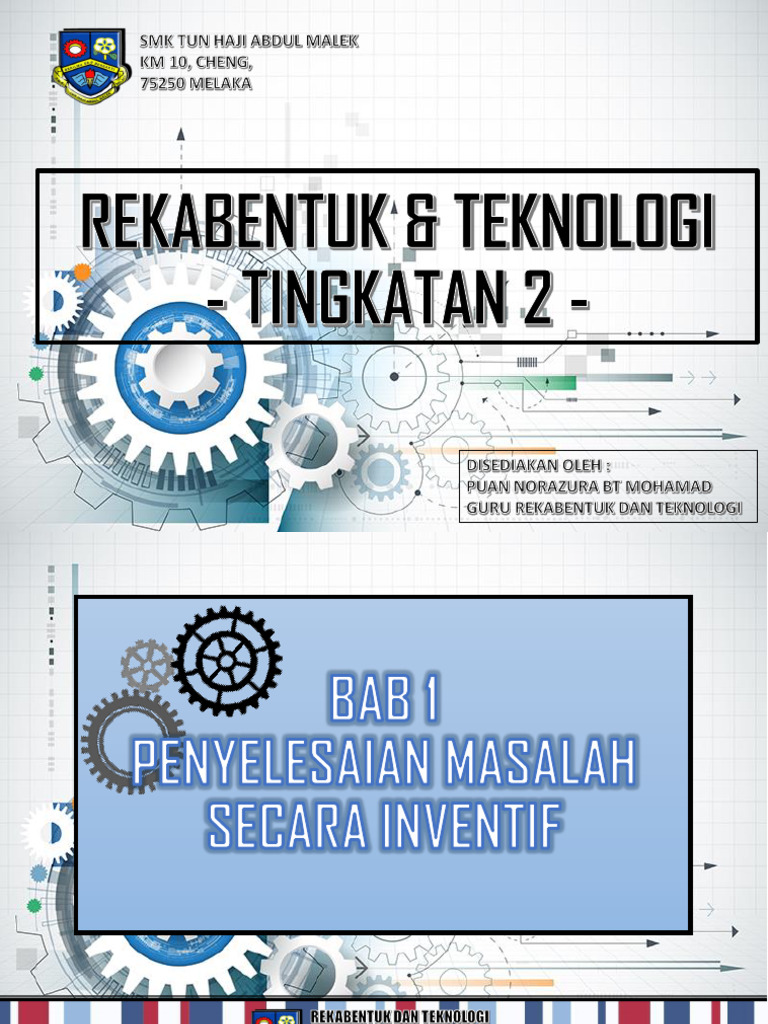 Penyelesaian Masalah Inventif dalam Rekabentuk | PDF