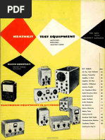 Heathkit Test Equipment 1954