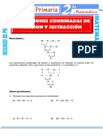 Ejercicios de Adicion y Sustraccion para Segundo de Primaria