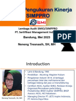 Slide Pengantar Pengukuran Kinerja SIMPPRO-V2-Bandung