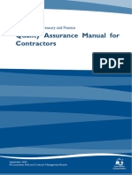 Quality Assurance Manual For Contractors
