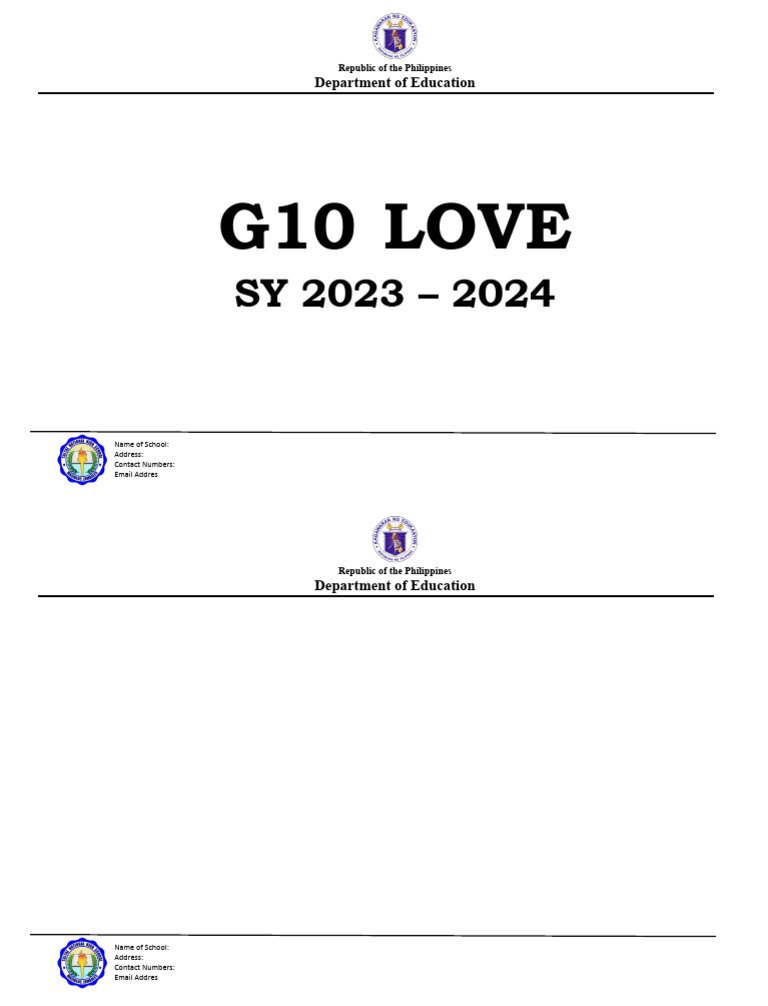 Cover Page Landscape | PDF