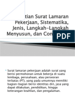 Materi Surat Lamaran Pekerjaan Power Point