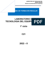 LAB 1 Tecnologia de Equipo Pesado