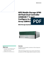 HPE Nimble Storage AF80 All Flash Dual Controller