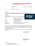 Surat Permohonan Pemeriksaan Pekerjaan Termin 1 No TTD