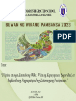 Tarp Buwan NG Wika 2023