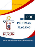 Buku Pedoman Magang: Serving As Humanist and Religious Legal Proffesional