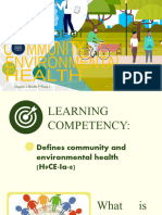 Q1 PPT-HEALTH 9-Wk1 (Community Health)