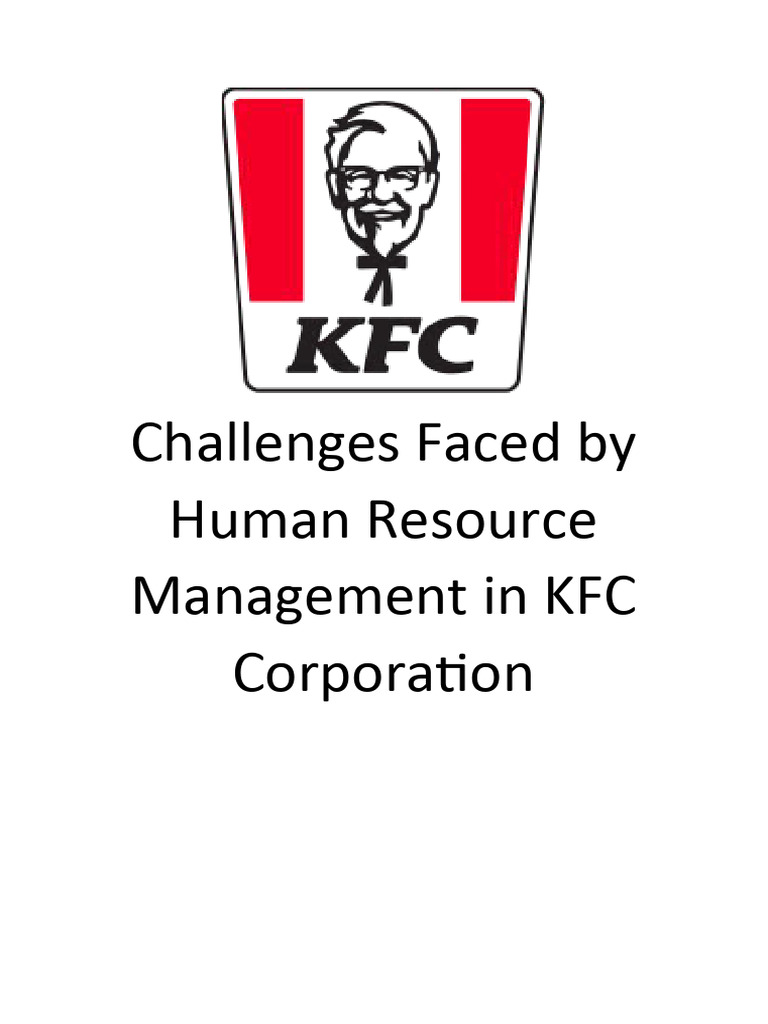Challenges Faced by Human Resource Management in KFC Corporation PDF
