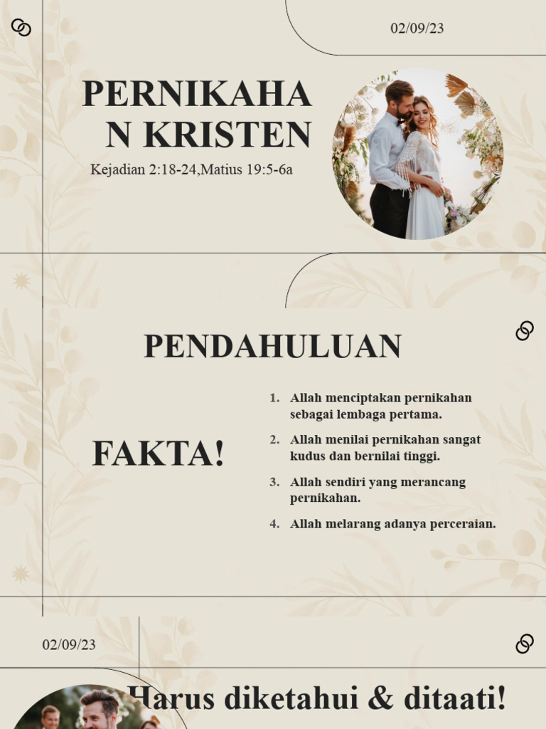 Khotbah Pernikahan Kristen Pdf