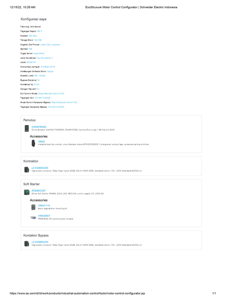 EcoStruxure Motor Control Configurator Schneider Electric Indonesia PDF