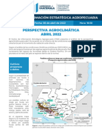 Informe Agroclimático - ABRIL N0. 15