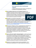 Buenas Prácticas para La Reportería Sobre La Autonomía Económica de Las Mujeres