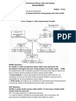 Notebook Work ROLE OF GOVT IN HEALTH-2023-24