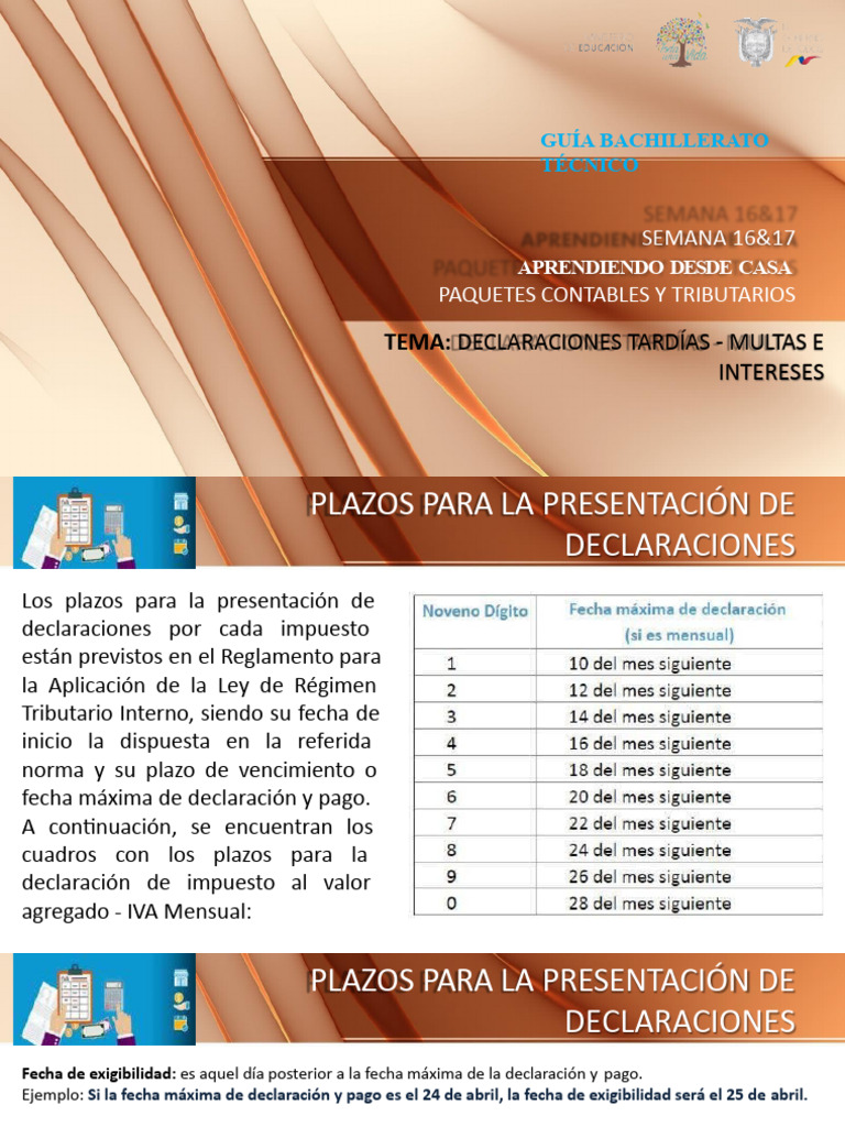 Multas e Intereses por Declaraciones Tardías | PDF | Impuestos ...