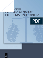 9783110765939.de Gruyter - Origins of The Law in Homer, The - Mar.2022