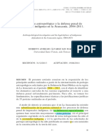Álvarez - 2014 - El Peritaje Antropológico y La Defensa Penal de Imputados Indígenas en La Araucanía 2004-2011