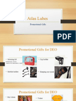 Atlas Lubes Promotional Gift