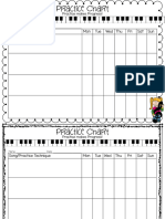 Instrument Practice Chart