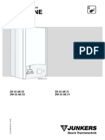 Manual Junkers Euroline ZW