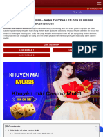 Khuyen Mai Casino Mu88