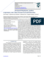 Antecedents of Professional Skepticism, Auditor Experience, and Time Pressure in Fraud Detection