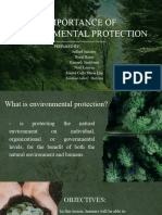 Module 1 .... Importance of Environmental Protection