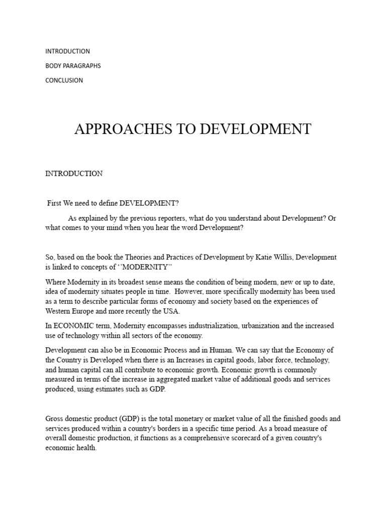 Approaches to Development Explained | PDF | Software Development ...