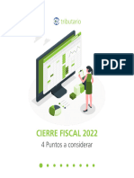 Cierre Fiscal 2022