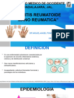 Artritis Reumatoide DR Miguel Fonseca