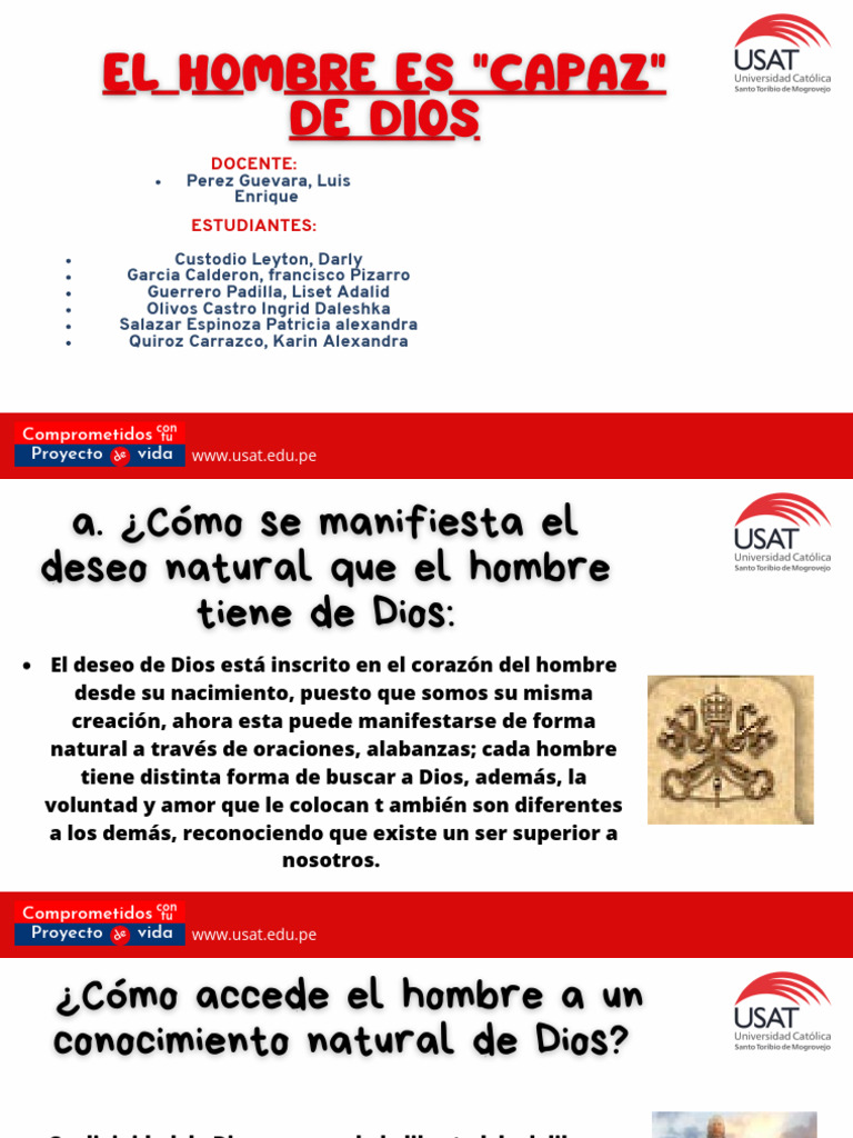 El Hombre Es Capaz de Dios | Descargar gratis PDF | Dios | Amor