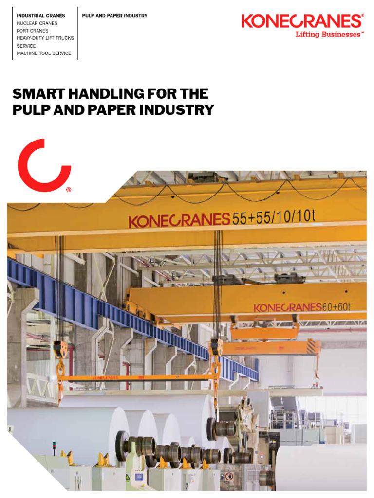 Pulp and Paper Industry | PDF | Crane (Machine) | Paper