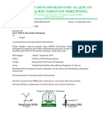 Surat Undangan Pelatihan Al-Qur'an 2