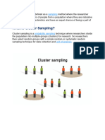 Cluster Sampling