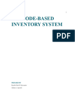 Barcode Based Inventory System