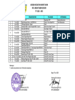 Agenda Kegiatan Akhir Tahun 2023