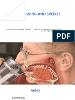 Speech and Deglutiotion