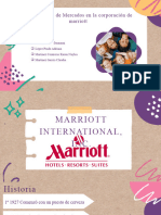 Investigación de Mercados en La Corporación Marriott