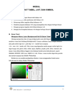 Modul 04 - Format Tabel Dan List