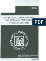 Structural Performance Poured & Debridged Framing Systems-1990