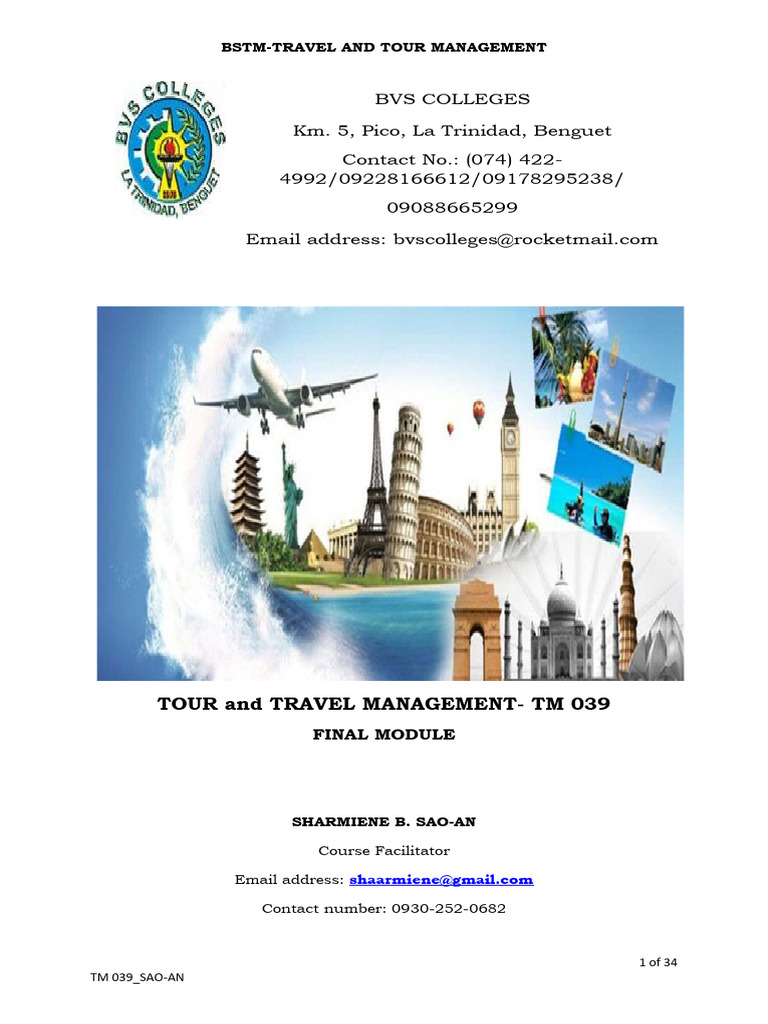 Tour And Travel Management Pdf Receipt Cheque