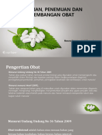 Pengertian, Penemuan Dan Pengembangan Obat