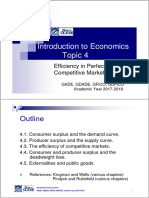 Introduction To Economics: Topic 4