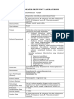 Profil Indikator Mutu PKM Maha Prana