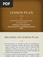 Lesson Plan