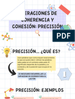 Operaciones de Coherencia y Cohesión: Precisión