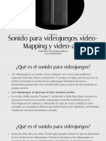 SPA Tema 8 - Sonido para Videojuegos Video-Mapping y Video Arte