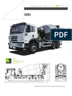 xe trộn 10m3 chassis Faw